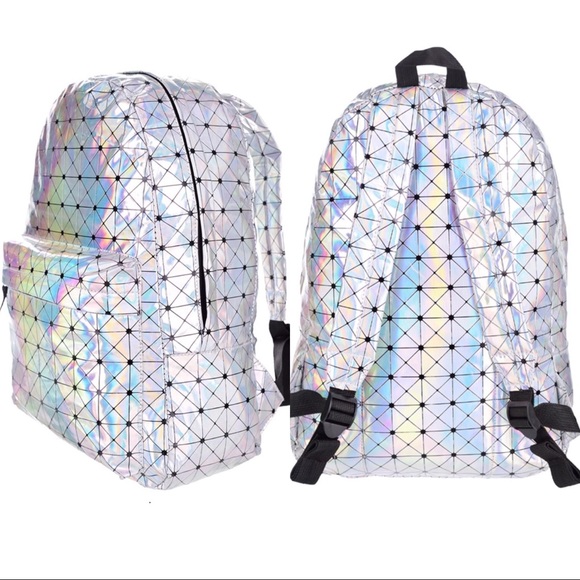 Iridescent Backpack & Pouch - Picture 2 of 7
